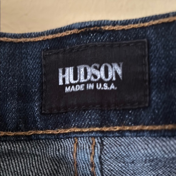Hudson Byron Five Pocket Straight Men's Dark Navy Jeans - Picture 2 of 9